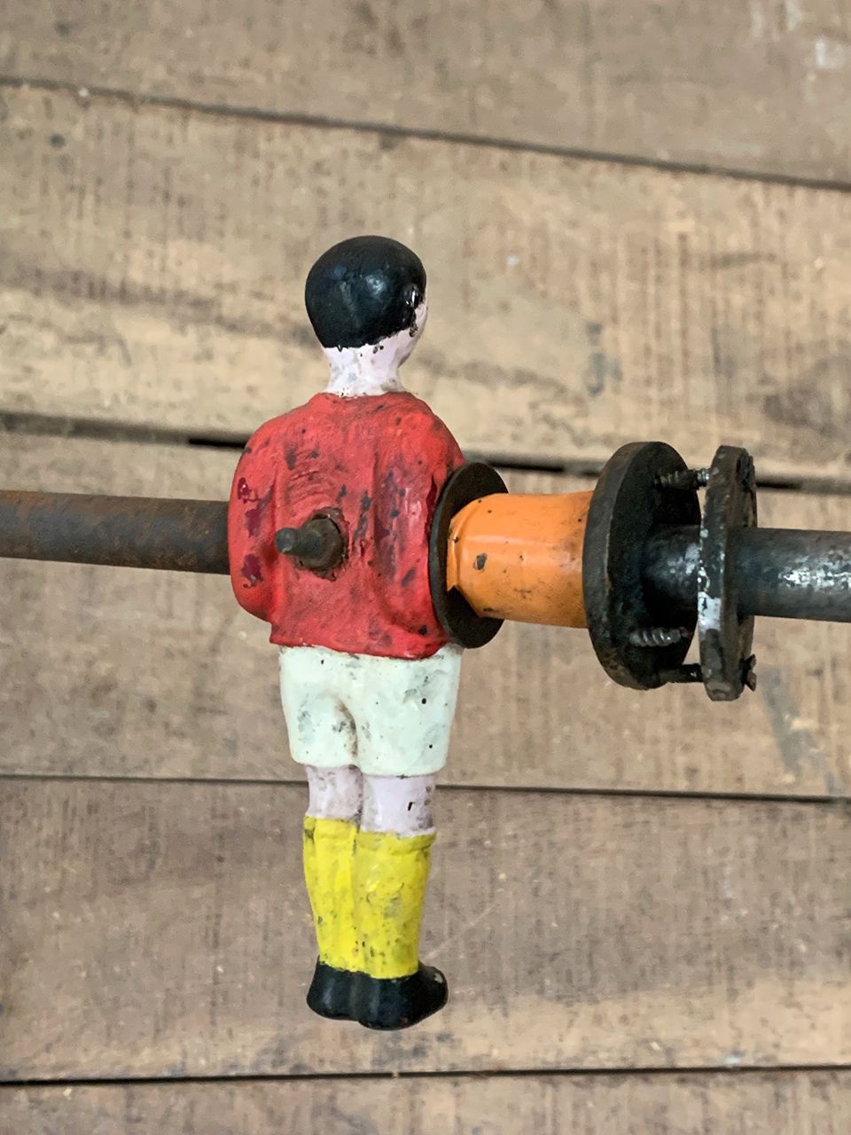 Reclaimed Set Of 4 X 1930's Table Football Rods photo vinterior