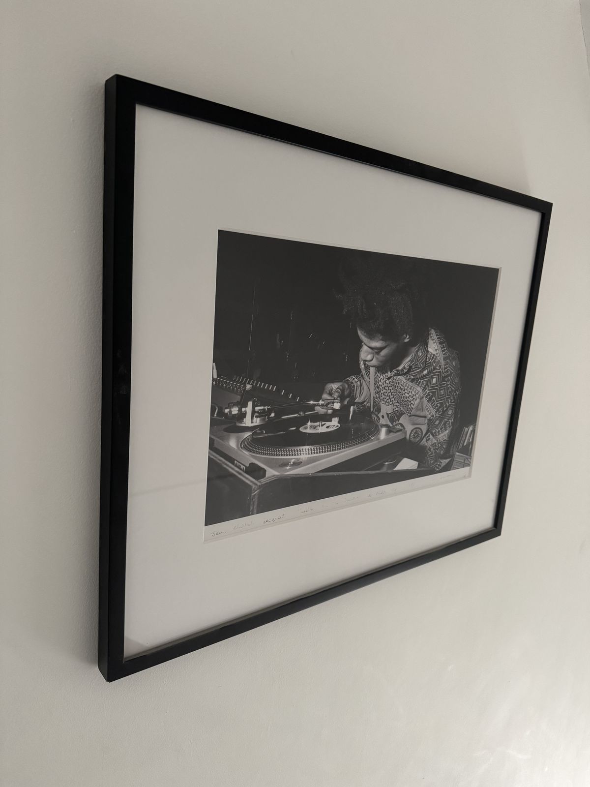Jean Michel Basquiat   Needle On The Record At Area Nyc, 1985    Ben Buchanan photo for sale