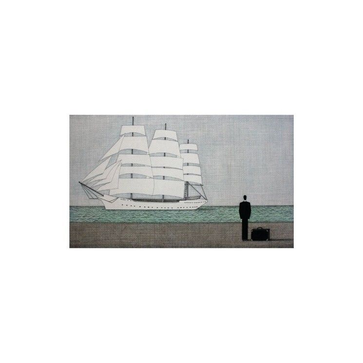 Dream Of A White Sailing Boat, 2013 Joanna Wiszniewska Domanska photo for sale