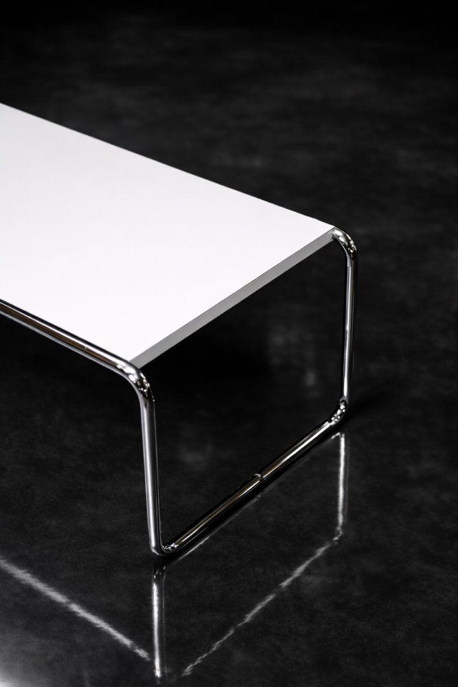 Mid Century Italian Modern Laccio Kiga Coffee Table By Marcel Breuer For Gavina, 1960s photo Furniture