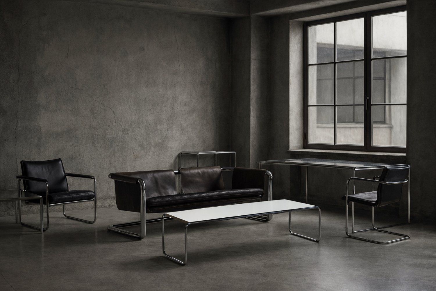 Mid Century Italian Modern Laccio Kiga Coffee Table By Marcel Breuer For Gavina, 1960s photo vintage