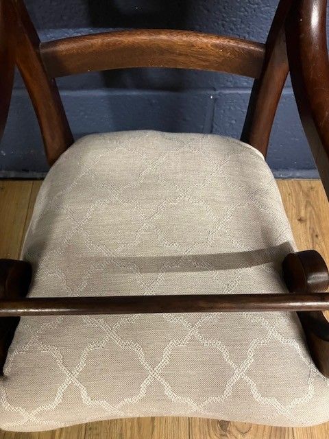 Antique Child's Feeding Chair High Chair Without Stand Poss. Mahogany photo for sale