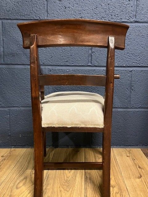 photo for sale Antique Child's Feeding Chair High Chair Without Stand Poss. Mahogany