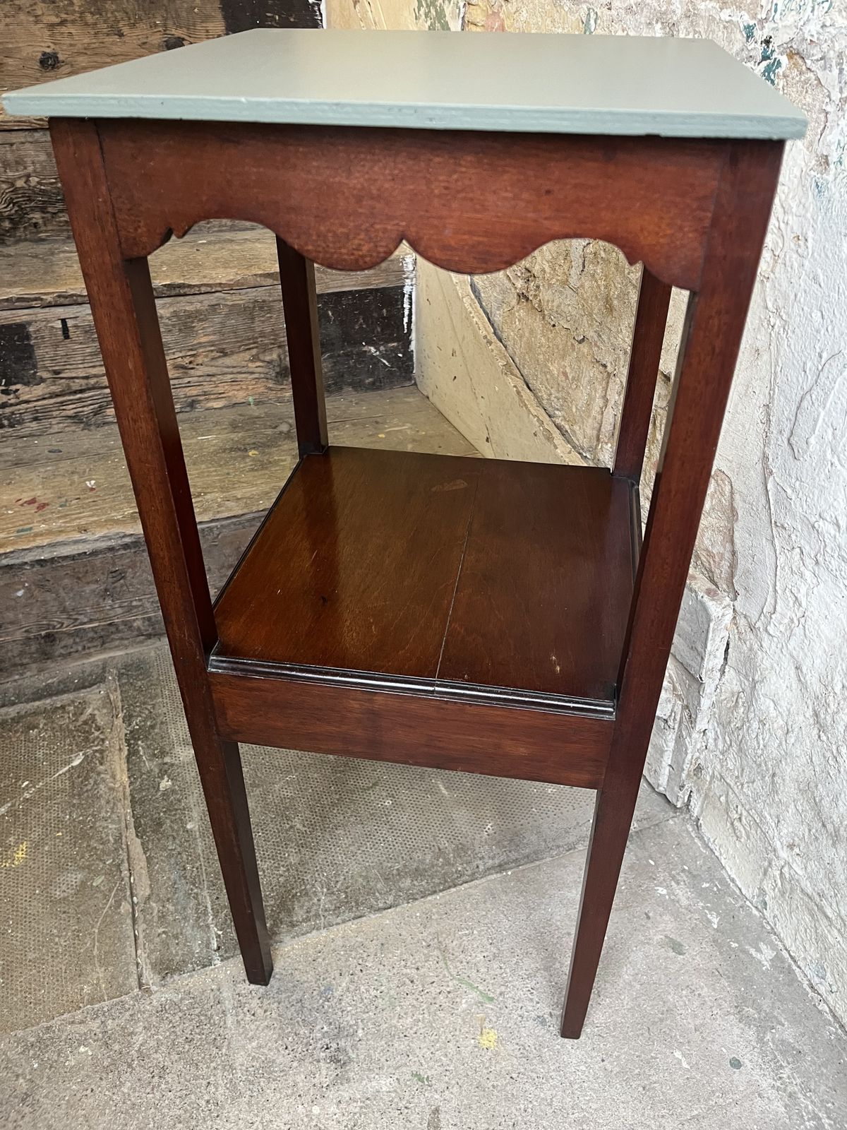 photo for sale Georgian Mahogany Nightstand/Bedside Table With Drawer