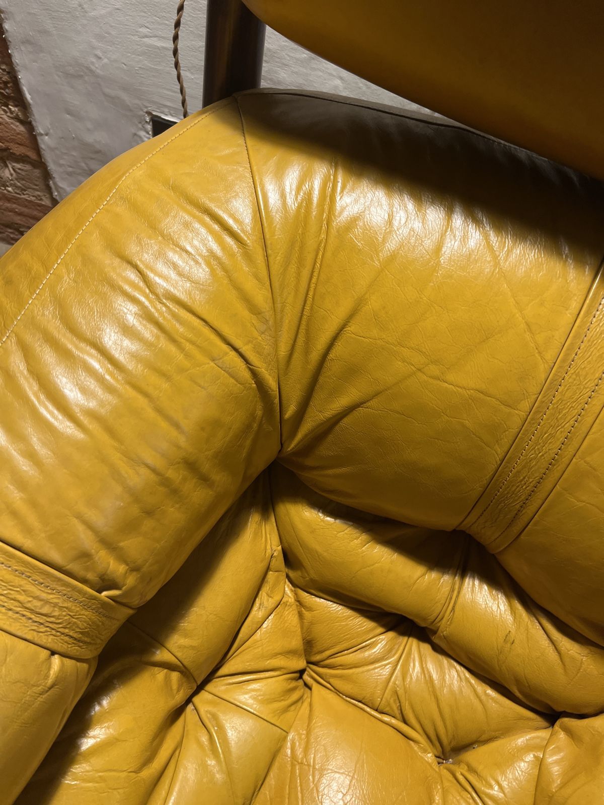 Pair Of Lounge Chairs Model Mp 81 With One Ottoman ,  Rosewood, Leather. photo 3500.0