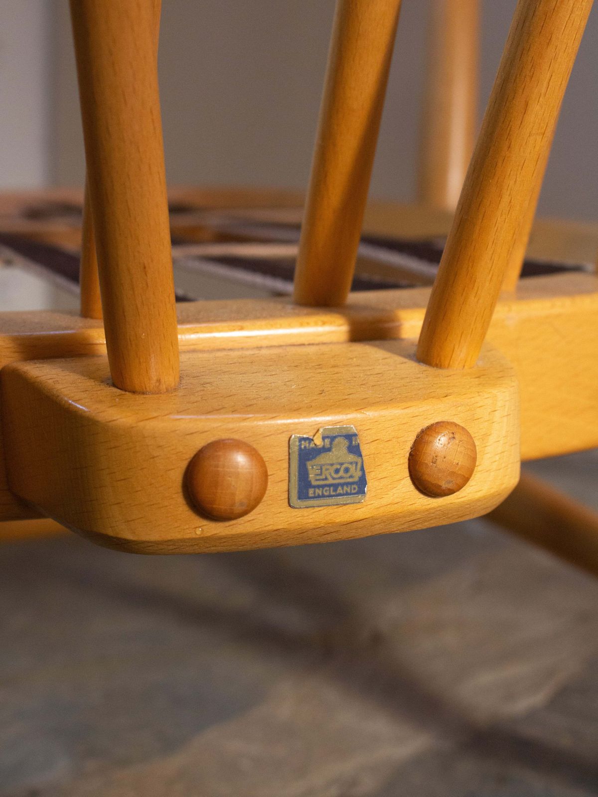 Vintage  Ercol Windsor 203 Armchair Fully Restored Melin Tregwynt Welsh photo buy