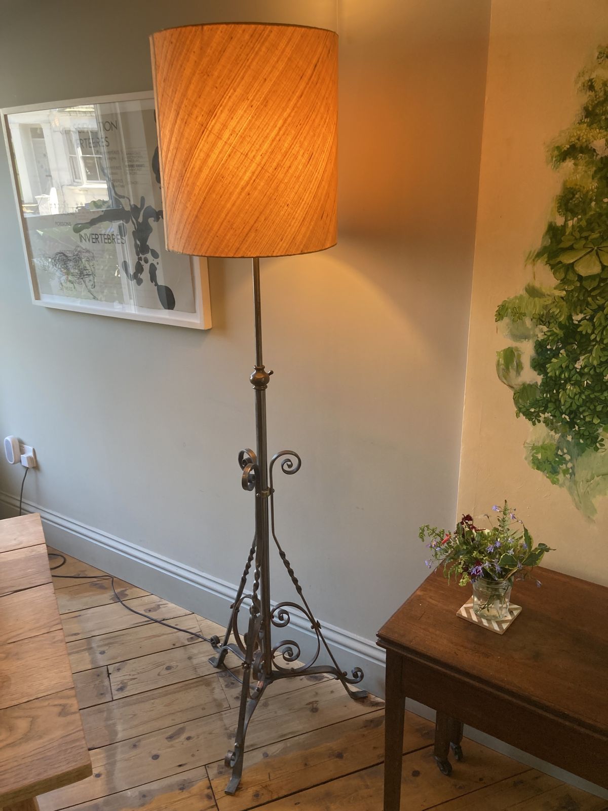 Standard Lamp, Floor Lamp, Good Quality, Modern In Art Nouveau Style photo Lighting