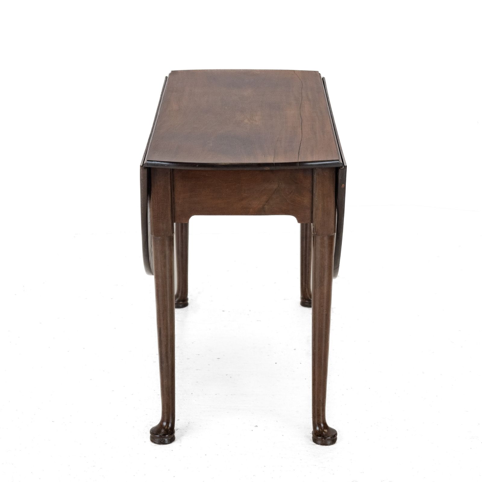 Mid 18th Century George II Mahogany Oval Drop Leaf Gateleg Dining Table – (Georgian, Pad Foot, Occasional, Circa 1750) photo buy