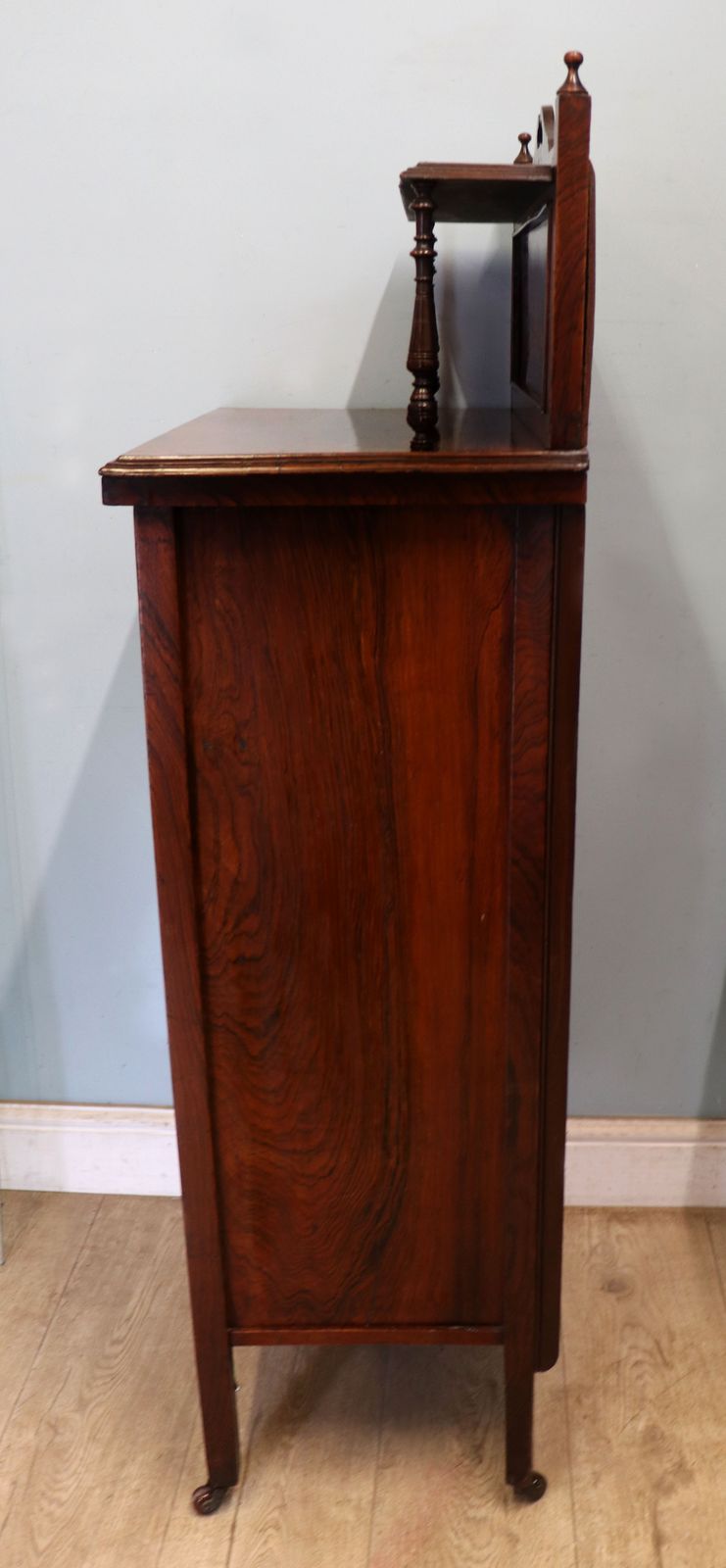 A Lovely Late 19th Century Hardwood And Inlaid Former Sheet Music Cabinet. photo vinterior