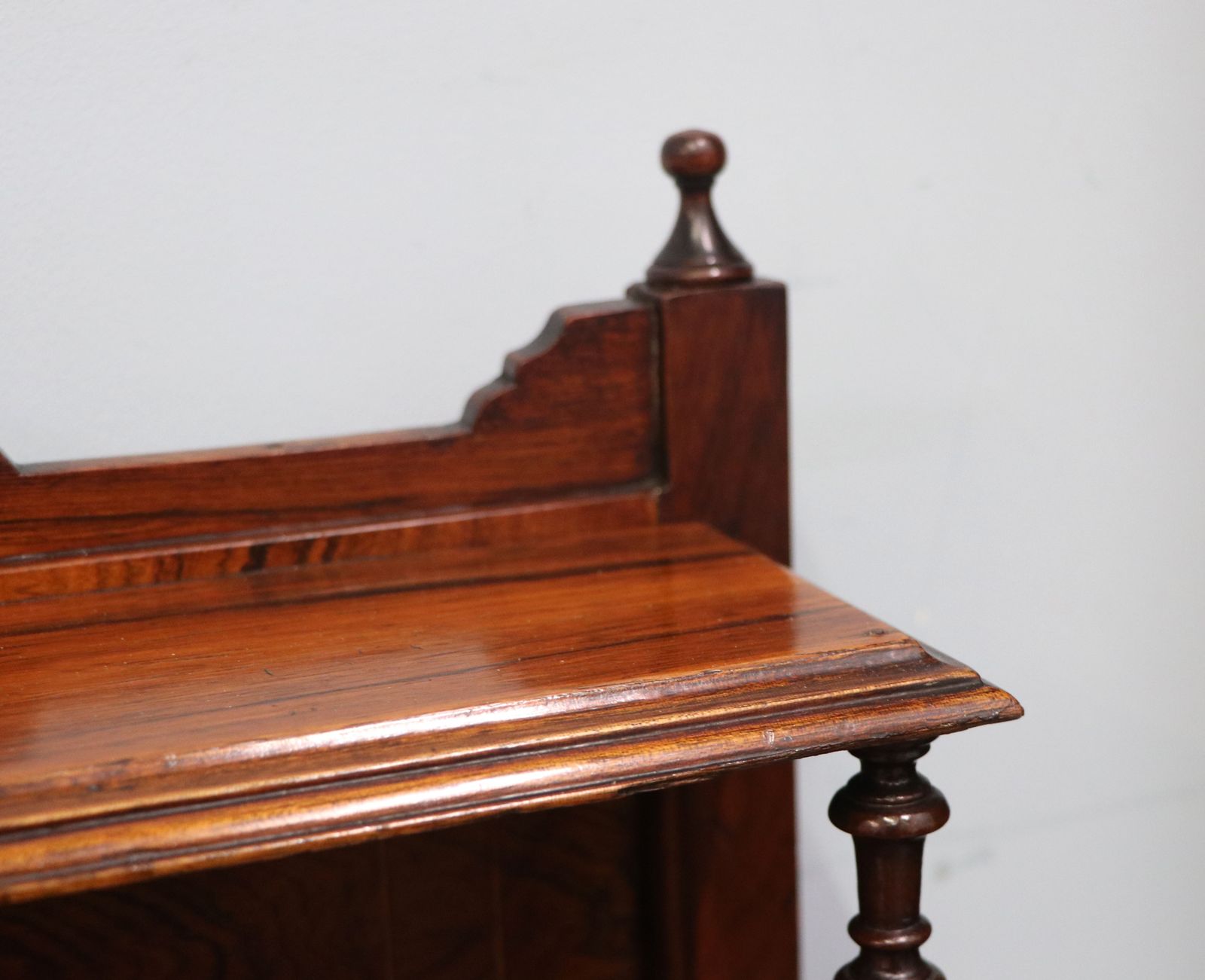 345.0 A Lovely Late 19th Century Hardwood And Inlaid Former Sheet Music Cabinet. photo
