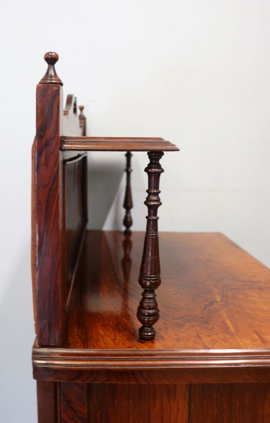 photo vinterior A Lovely Late 19th Century Hardwood And Inlaid Former Sheet Music Cabinet.