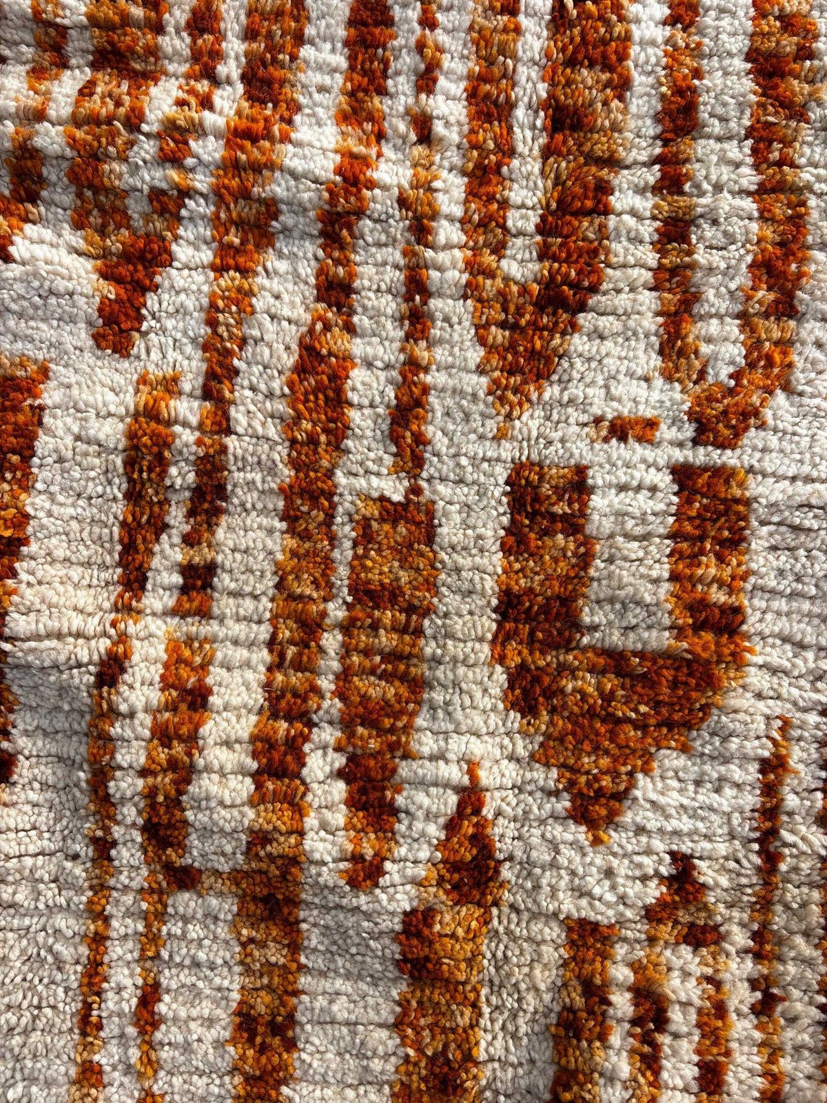 Modern Berber Moroccan Wool Rug – Handmade Berber Rug | 160 X 260 Cm photo vintage