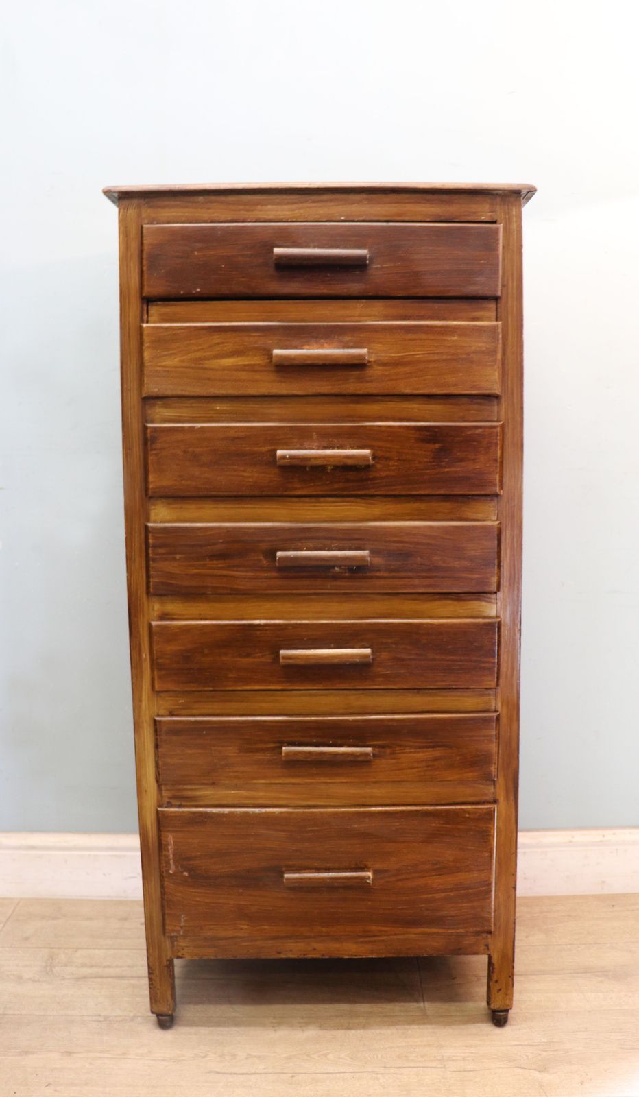 A Lovely Early 20th Century Narrow Pedestal Chest. photo furniture