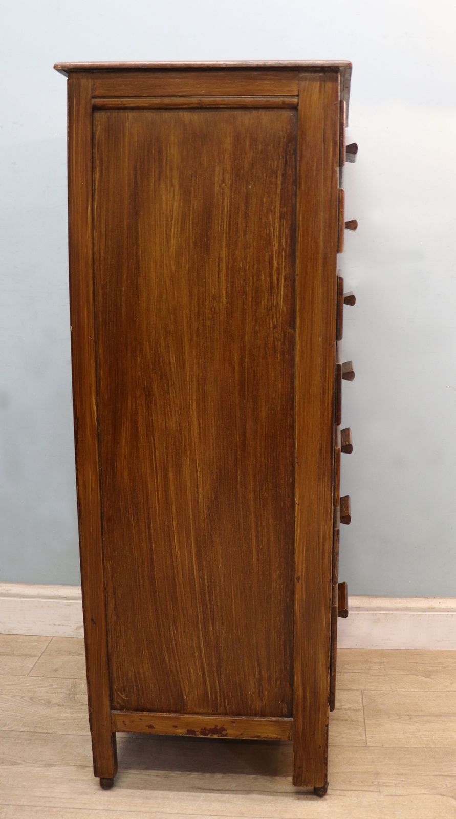 A Lovely Early 20th Century Narrow Pedestal Chest. photo vintage