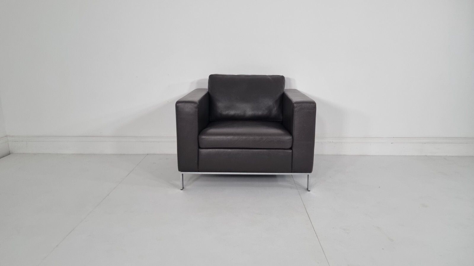 Walter Knoll Foster 503 Chair In Sumptuous Chocolate Brown Leather Pristine #1 photo furniture