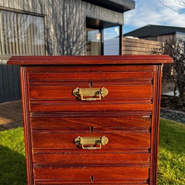 A Pair Of Late Victorian Period Mahogany Bedside Chests. photo furniture