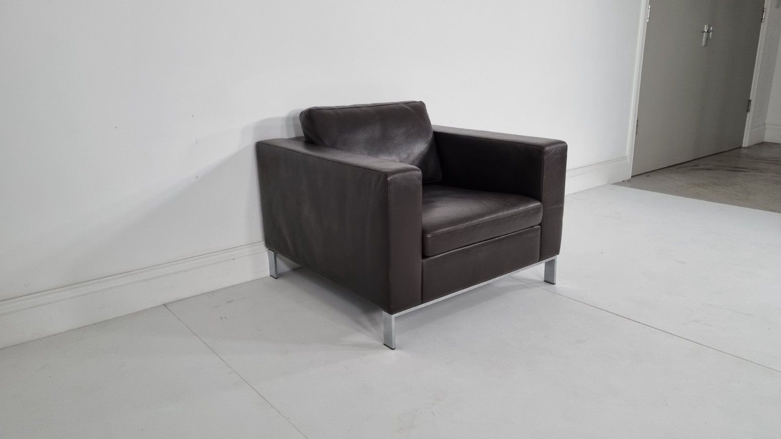 Walter Knoll Foster 503 Chair In Sumptuous Chocolate Brown Leather Pristine #3 photo buy