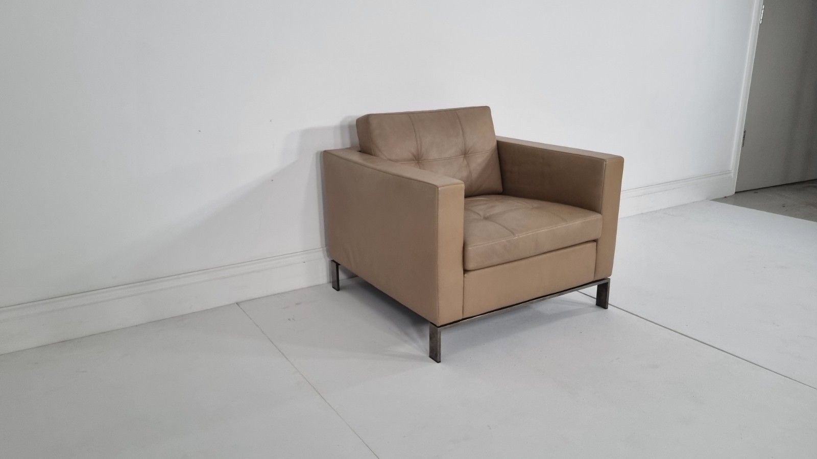 Walter Knoll 502 Foster Chair In Soft Brown Leather Excellent Condition #2 photo 1920.0