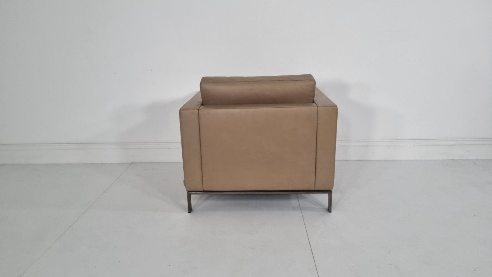 1920.0 Walter Knoll 502 Foster Chair In Soft Brown Leather Excellent Condition #2 photo