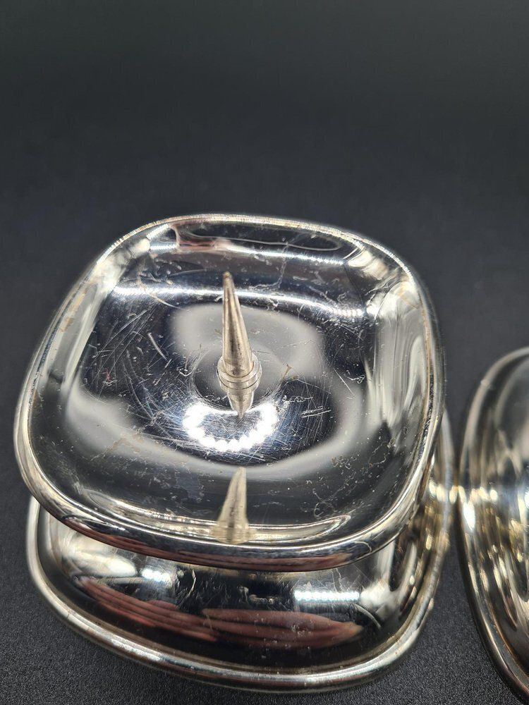 photo furniture Mid Century Modern Candlesticks In Chrome Plated Metal From Wmf, 1950s 1960s, Set Of 2