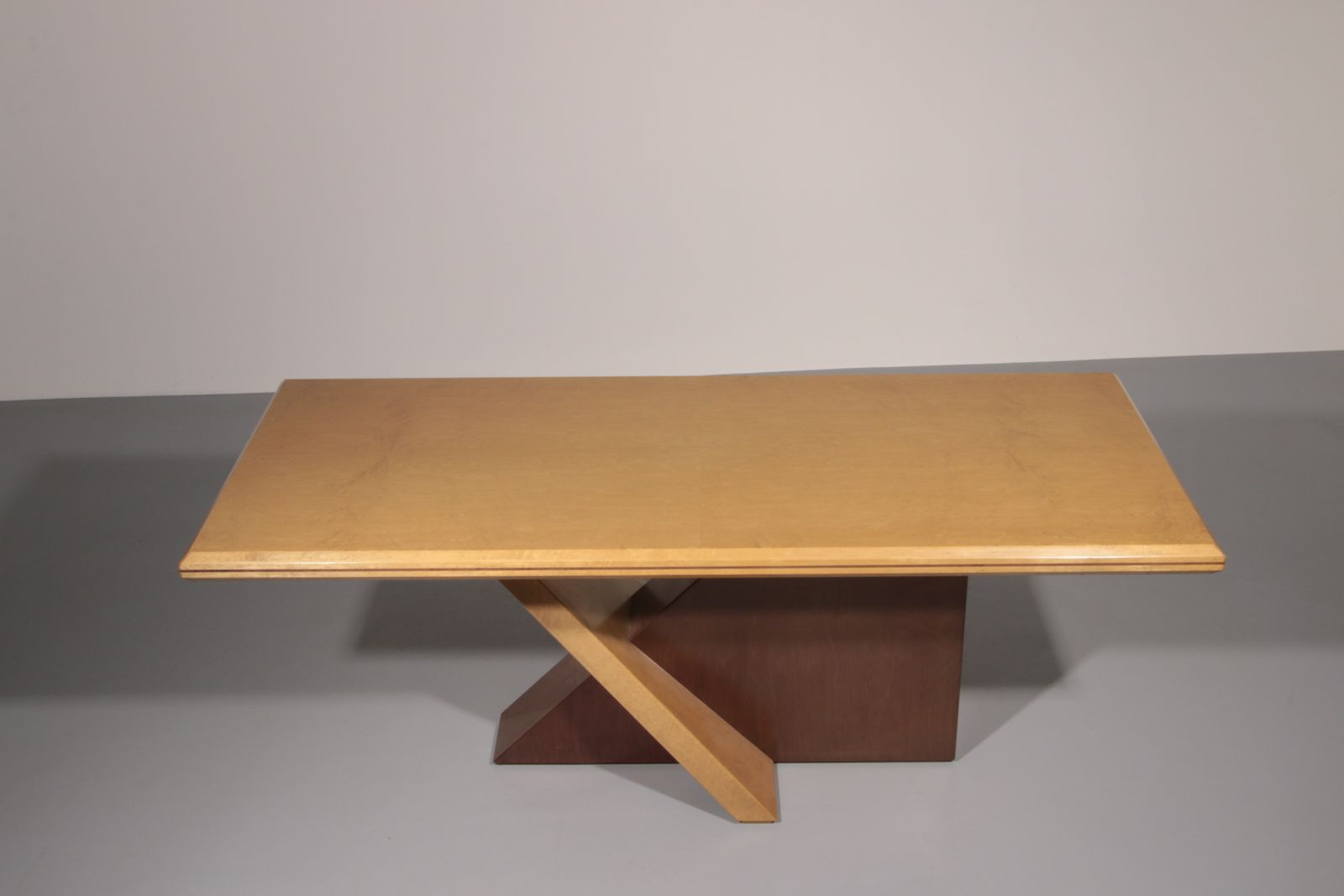 Italian Saporiti Wooden Dining Table 1960 photo vinterior