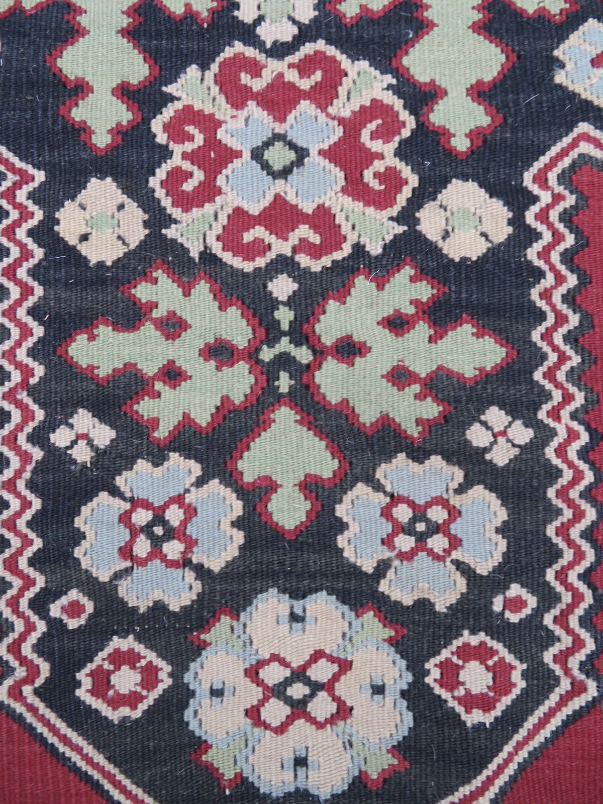Antique Bessarabian Kilim. 297cm X 186cm. photo Textiles