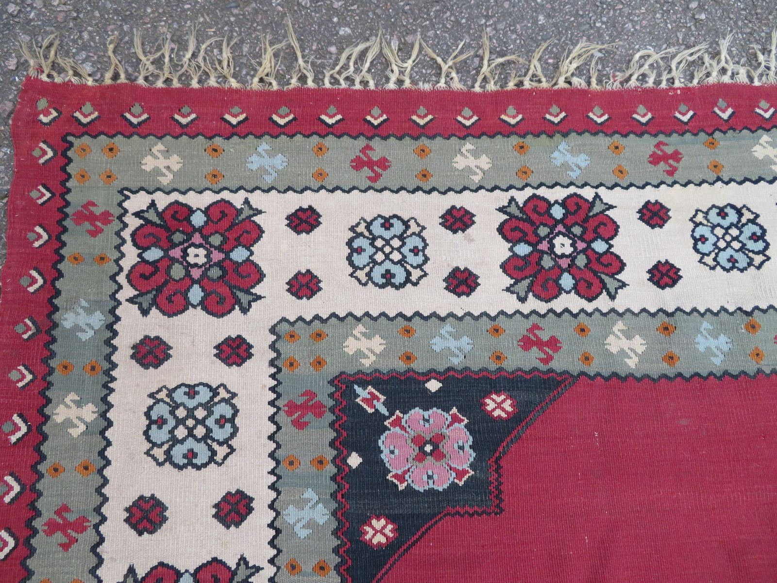 photo for sale Antique Bessarabian Kilim. 297cm X 186cm.
