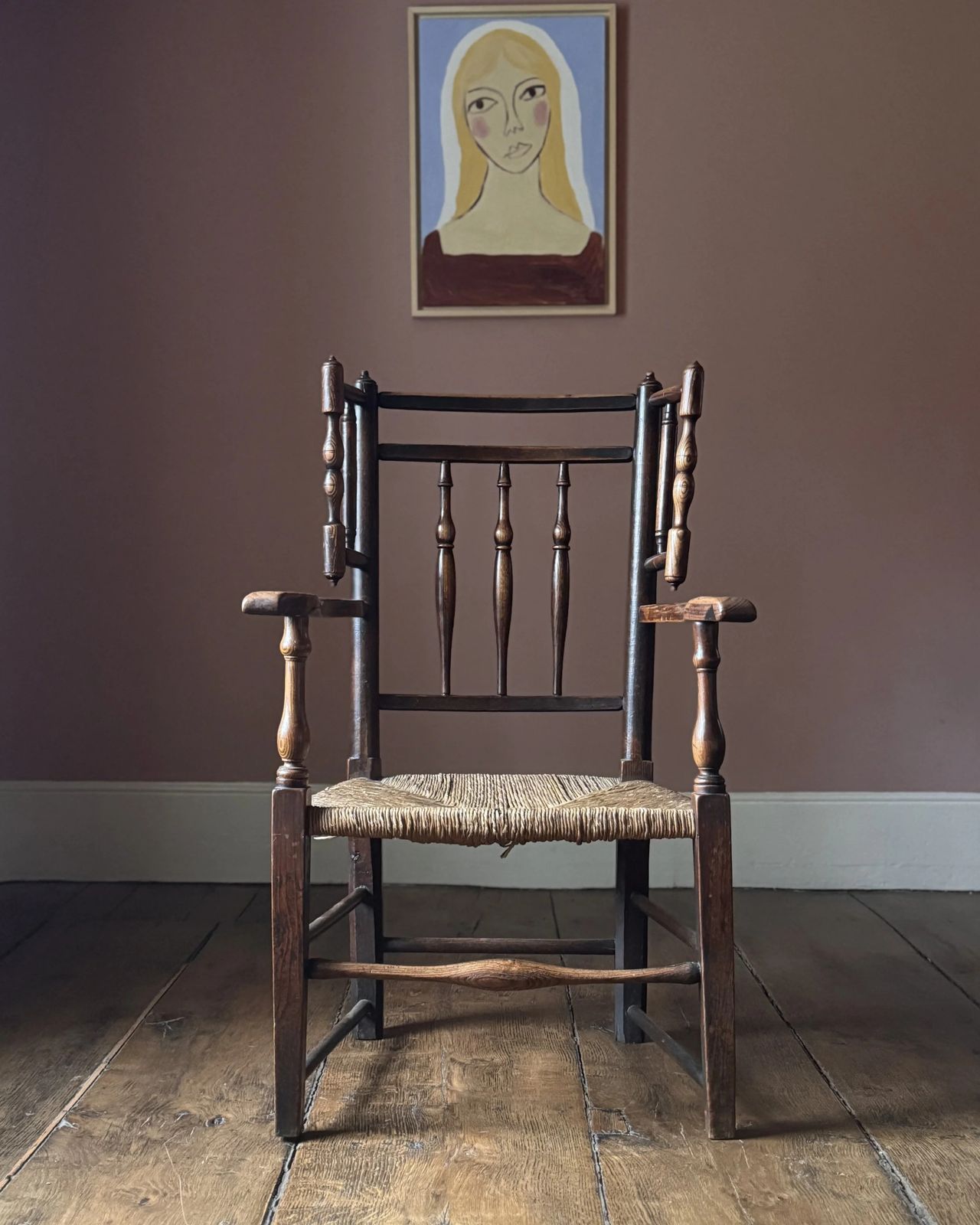 Rare 19th Century Cheshire Armchair photo furniture