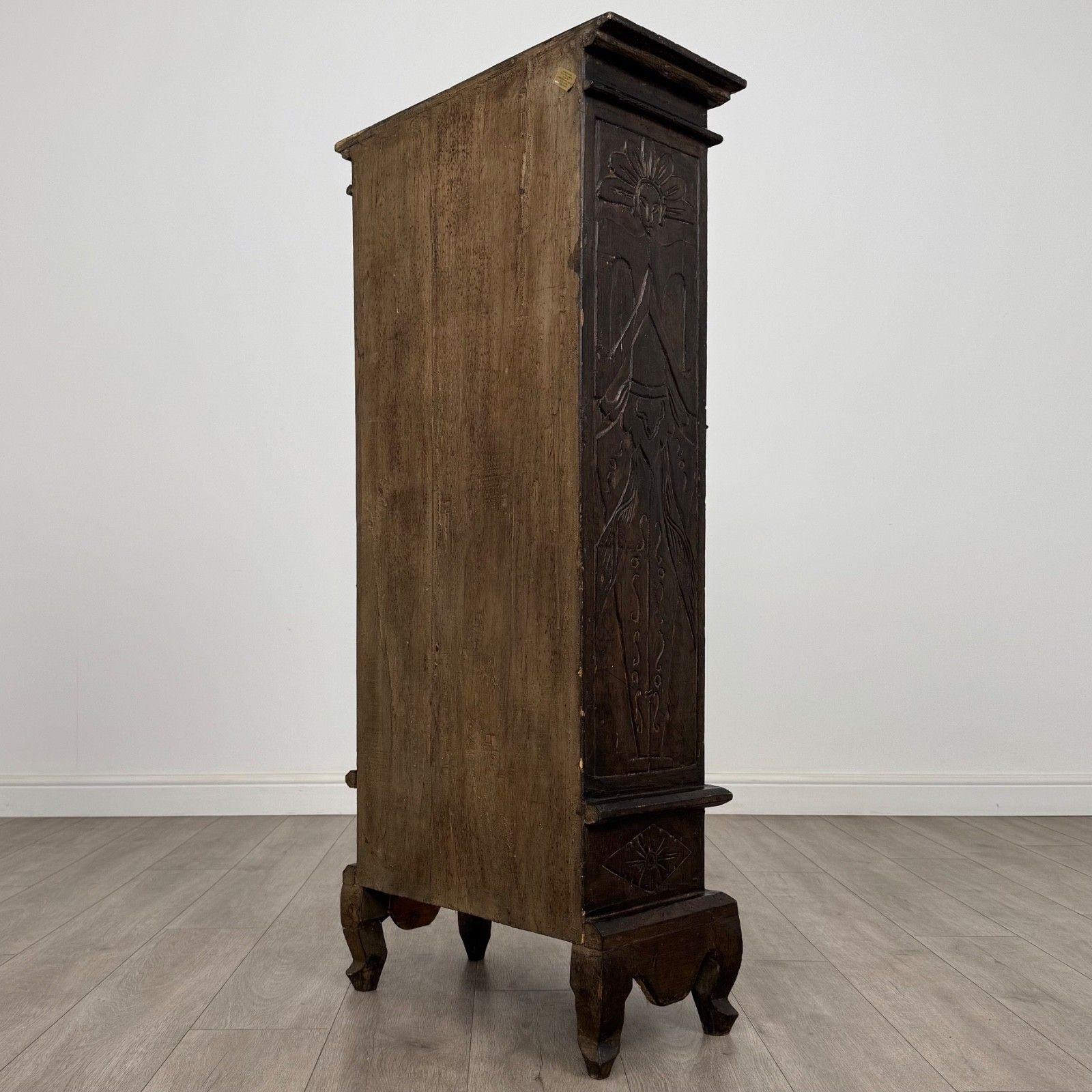 Antique 19th Century Unique Display Cabinet In Oak photo buy