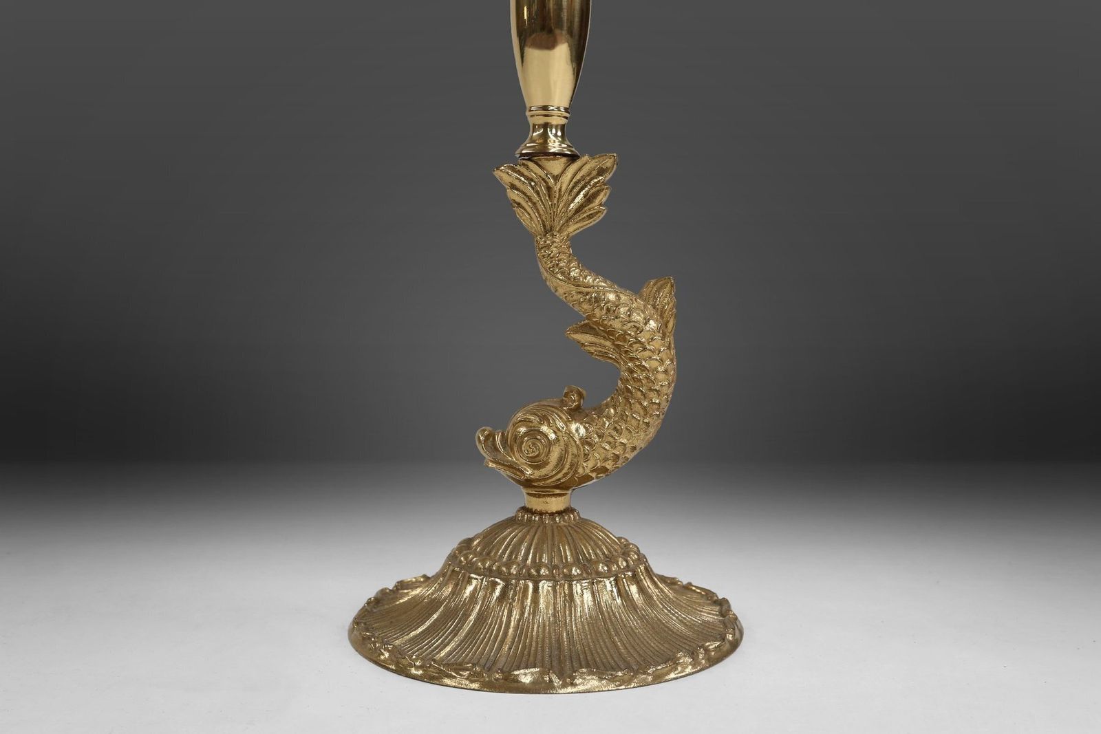 Sculptural Green Glass And Metal Ashtray With Fish And Eagle Motifs, Belgium, 1970s photo furniture