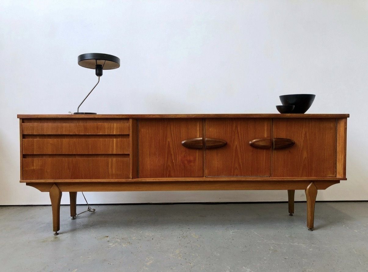 Vintage 1970s Jentique Teak Sideboard. Danish G Plan Mid Century