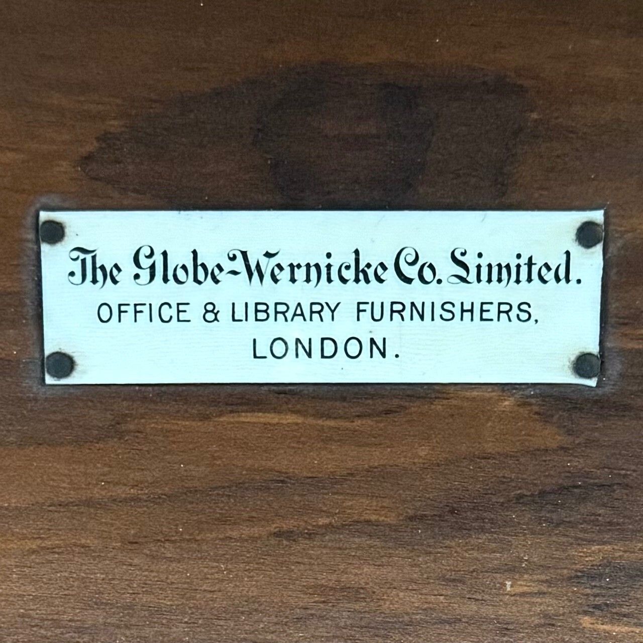 825.0 Antique 20th Century Globe Wernicke Stacking Bookcase In Oak photo