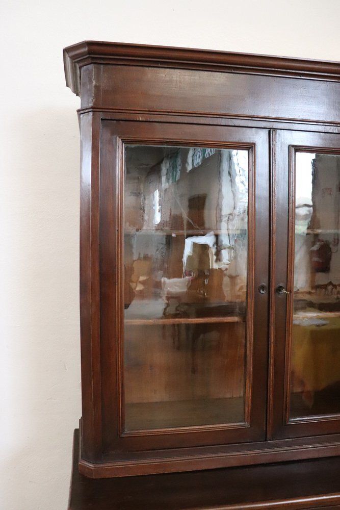 Antique Mid 19th Century Sideboard In Walnut Veneer photo furniture