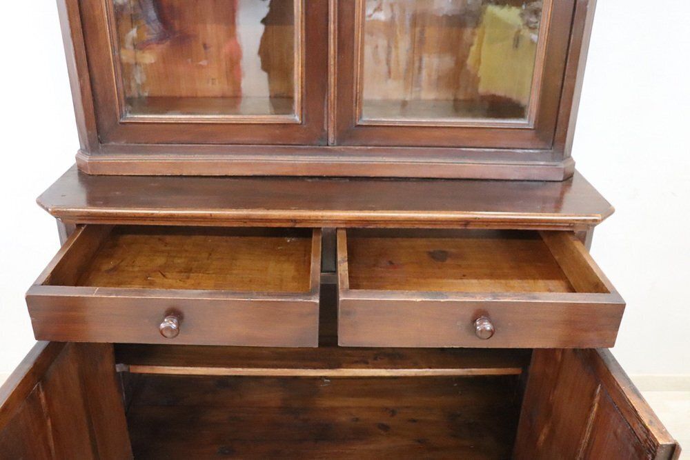 photo for sale Antique Mid 19th Century Sideboard In Walnut Veneer