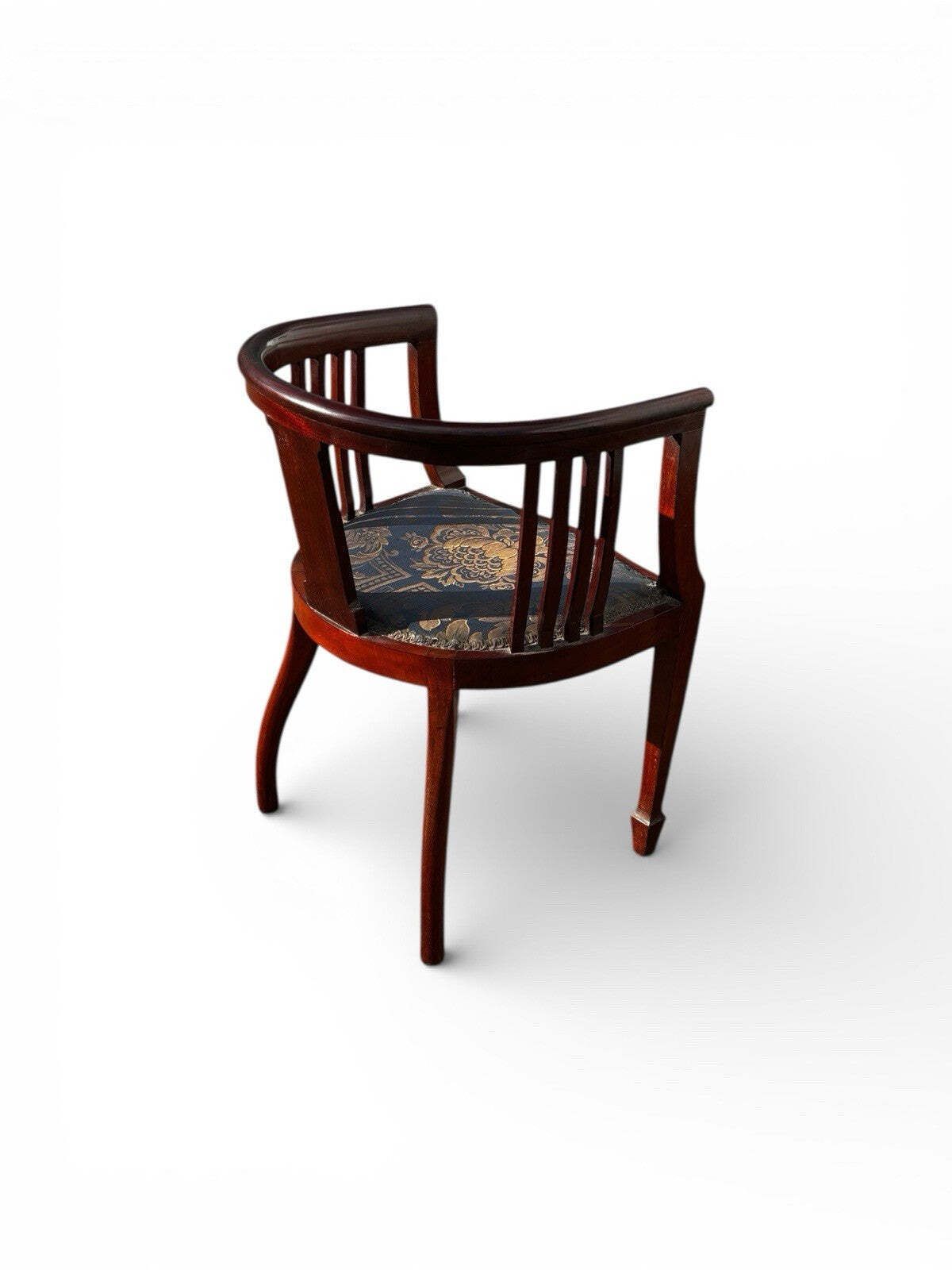 Edwardian Set Of 4 Mahogany Hotel Foyer Chairs. photo for sale