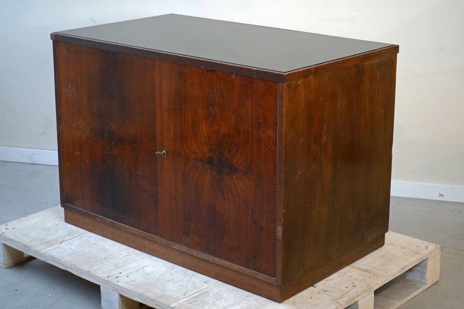 photo furniture French Art Deco Glass Top  Haberdashery Unit