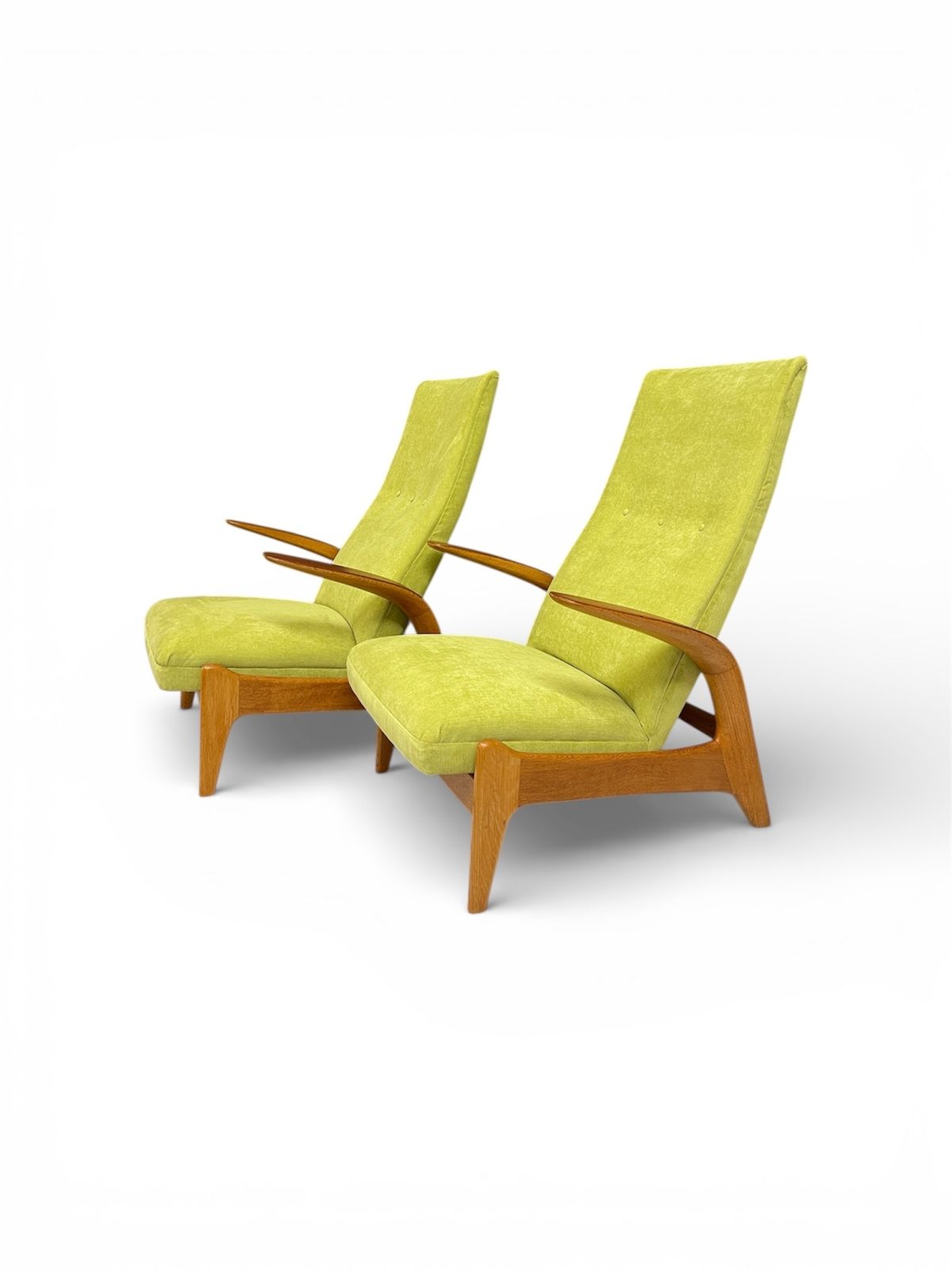1960’s Vintage Rock And Rest Amchairs By Rastaf & Relling Mid Century photo furniture