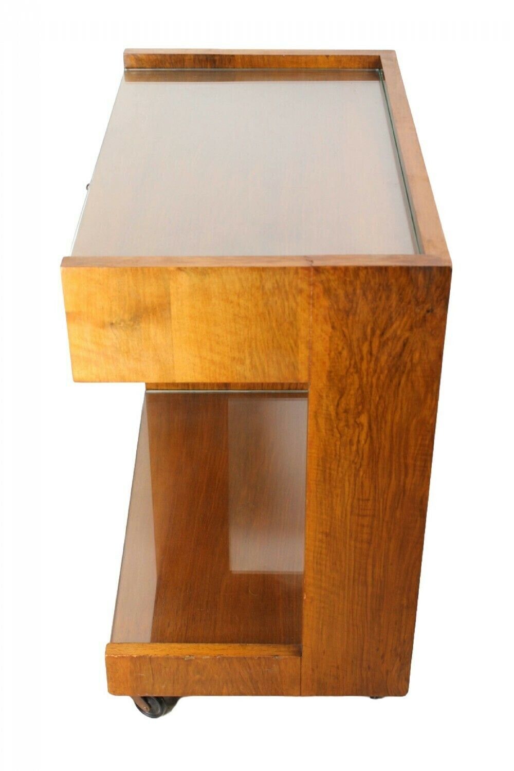 Art Deco Walnut Two Tier Trolley photo vinterior