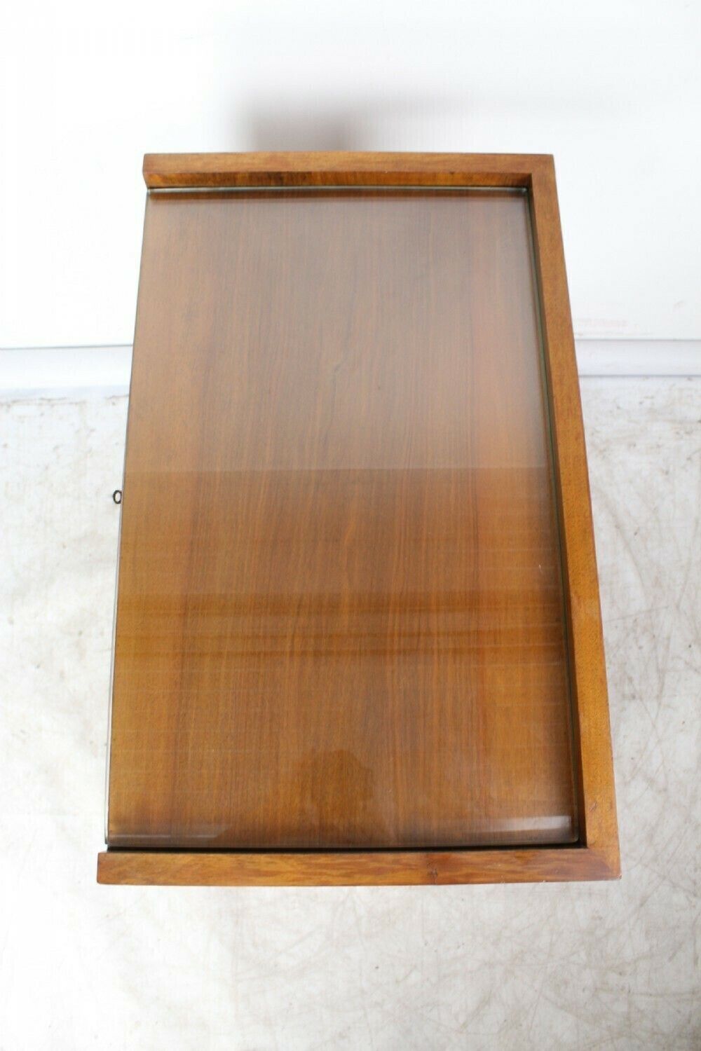 Furniture Art Deco Walnut Two Tier Trolley photo