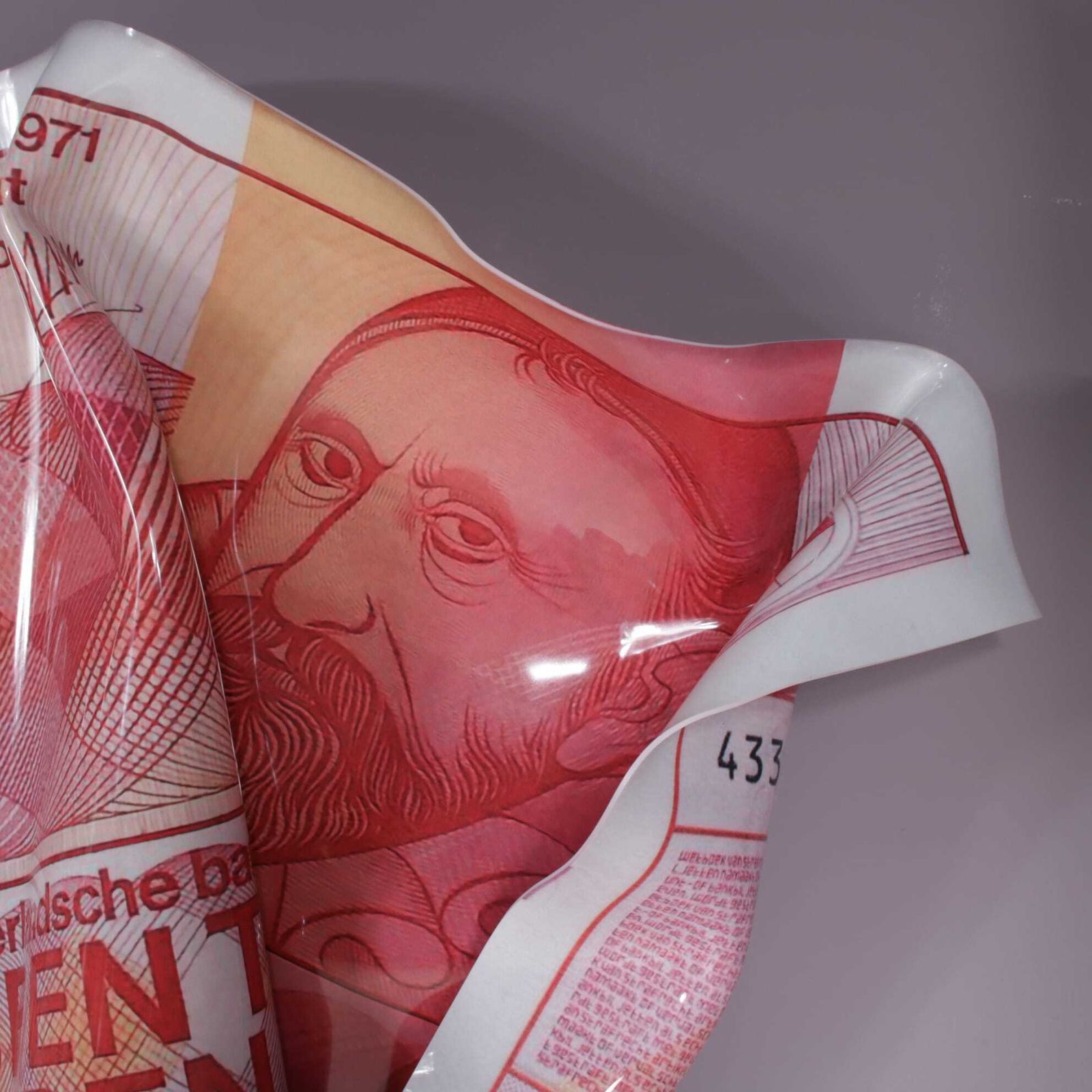 “25 Gulden” Art Piece In Paul Ruosso Style From The Netherlands 2010 photo Art