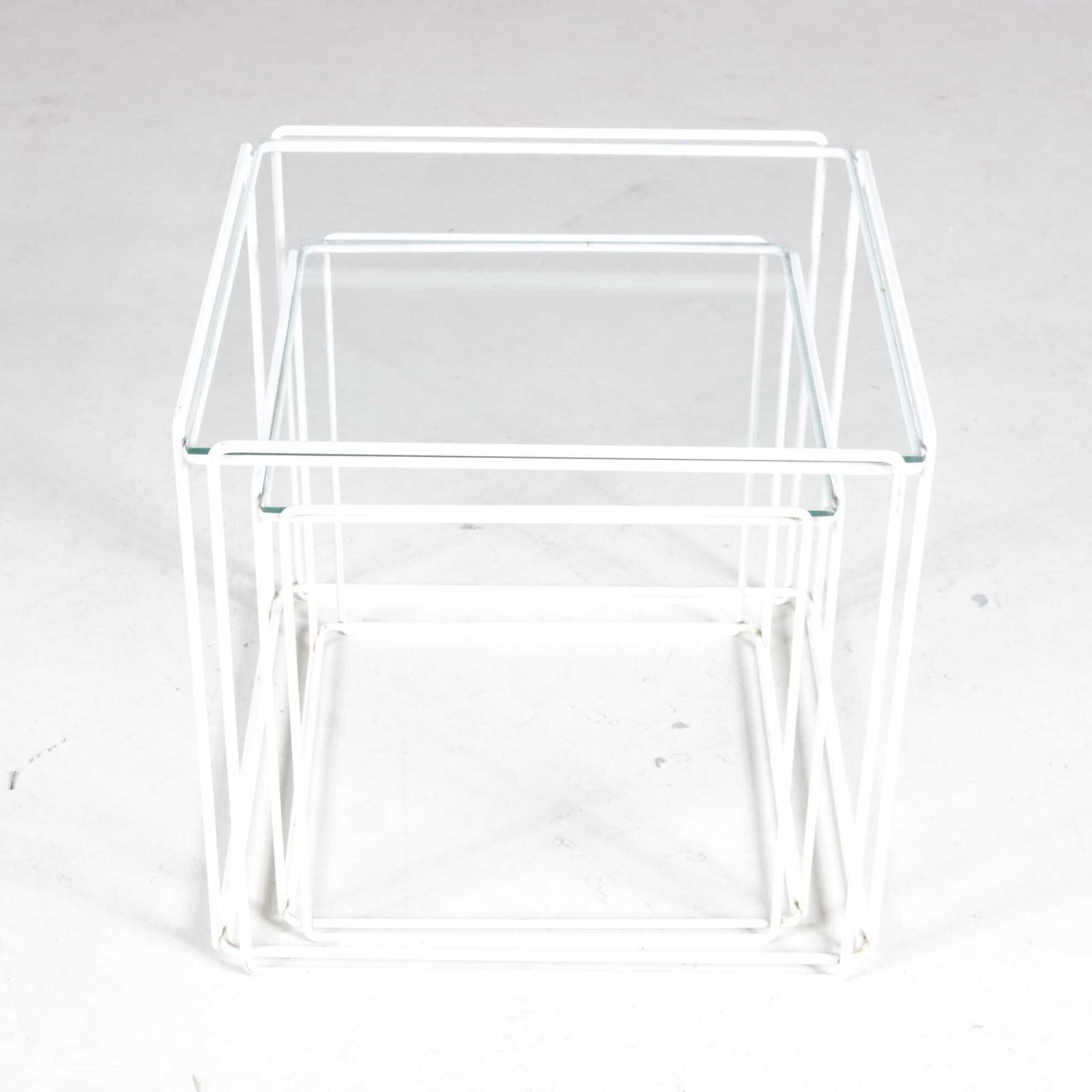 1960s Pair Of “Isocele” Side Tables By Max Sauze, France photo 354.0
