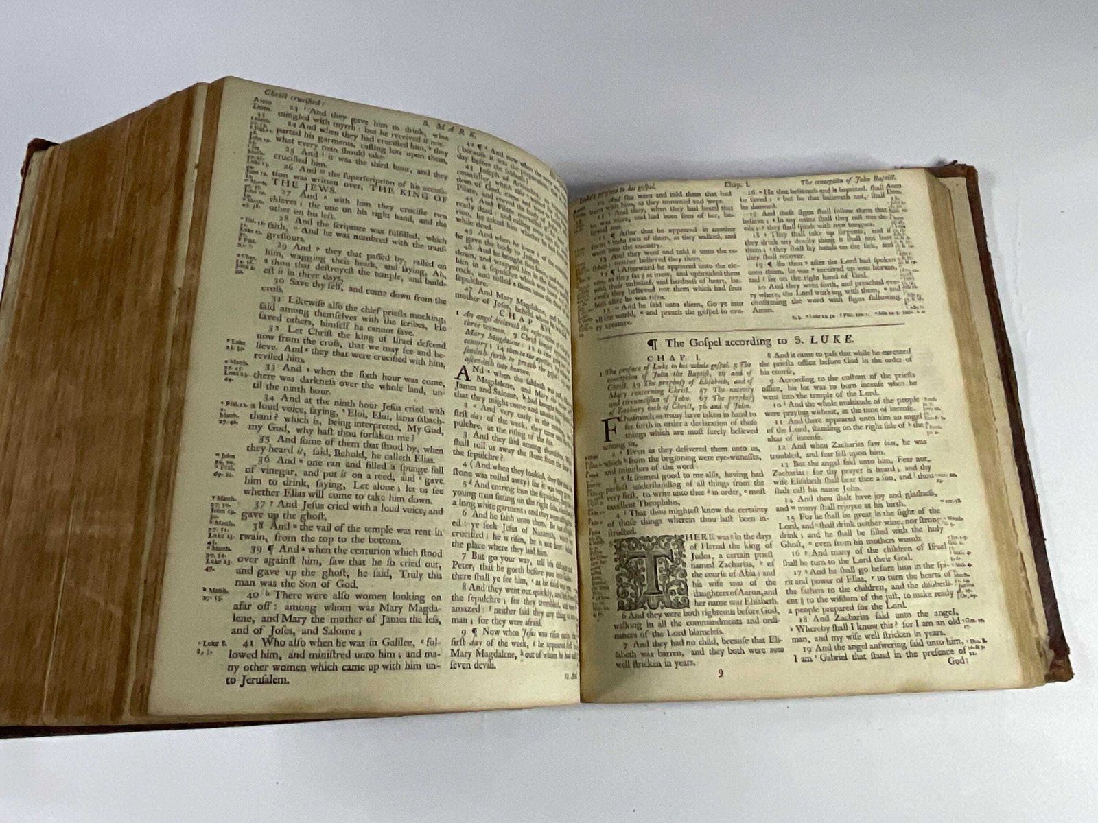 photo buy Antique Bible, John Baskett 1726. Very Rare