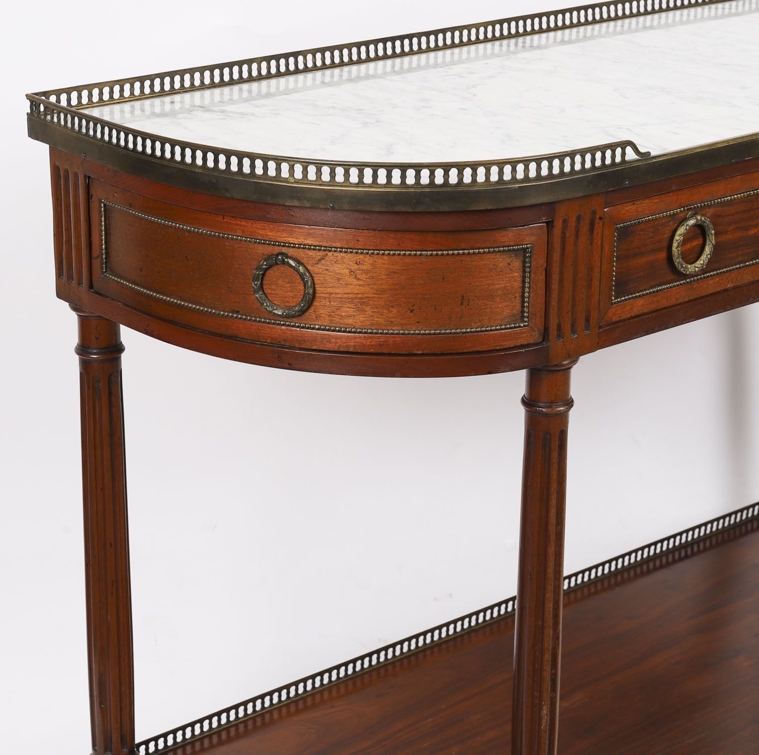 2750.0 Antique French Directoire Mahogany Console C1840 19th Century photo