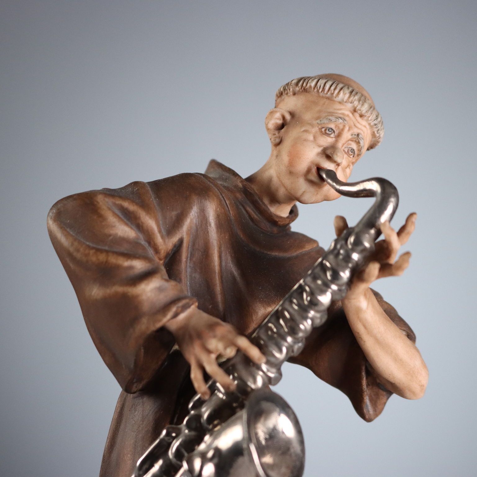 Antique Figurines Laurenz Enzo Arzenton Capodimonte XX Century photo vintage