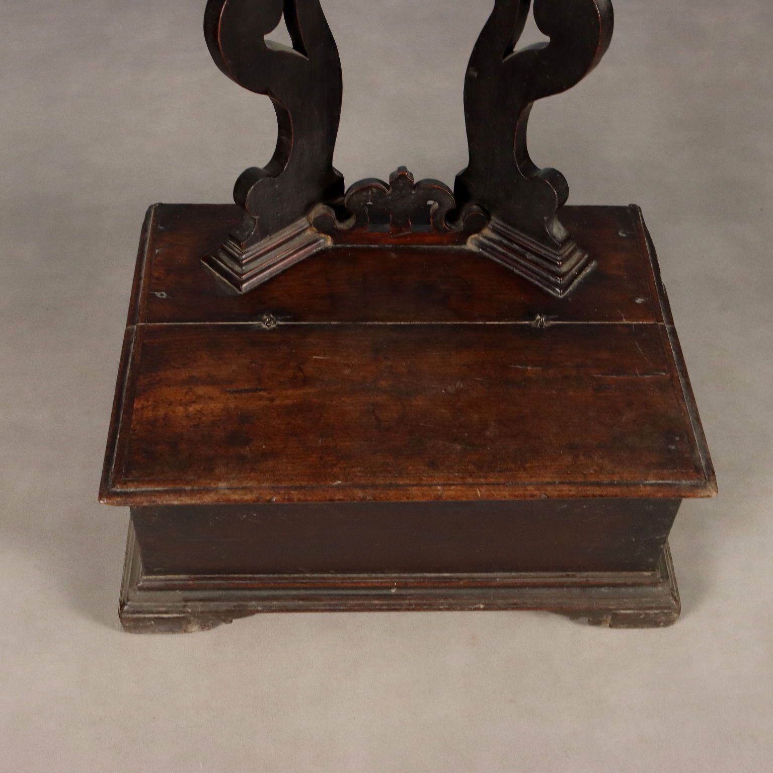 Antique Prayer Desk Baroque Cherrywood Italy XVII Century photo 1160.0