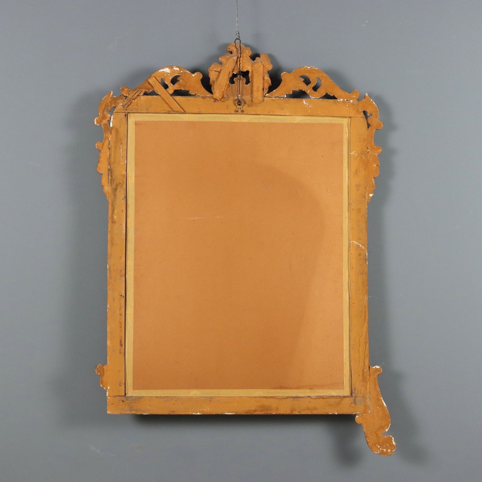 photo for sale Antique Mirror Carved Gilded Wood Italy XVIII Century
