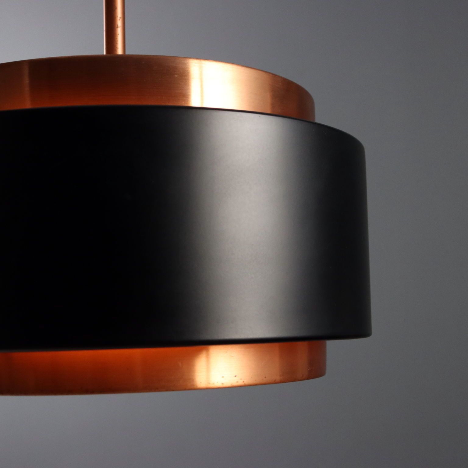 Vintage Lamp Metal Copper Glass Design Italy 1960s photo Lighting