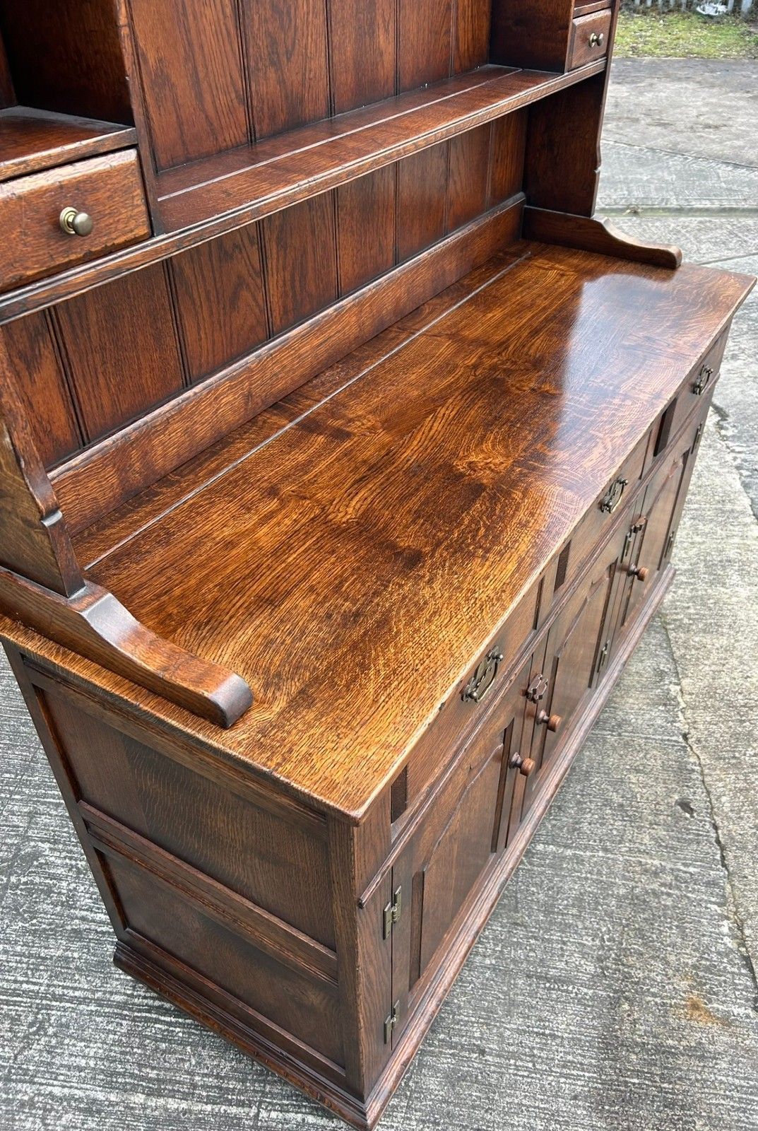 photo for sale Chingford English Country House Oak Dresser & Rack Titchmarsh & Goodwin Style
