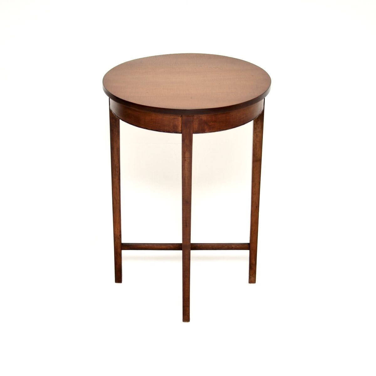 Antique Edwardian Satin Wood Occasional Side Table photo vinterior