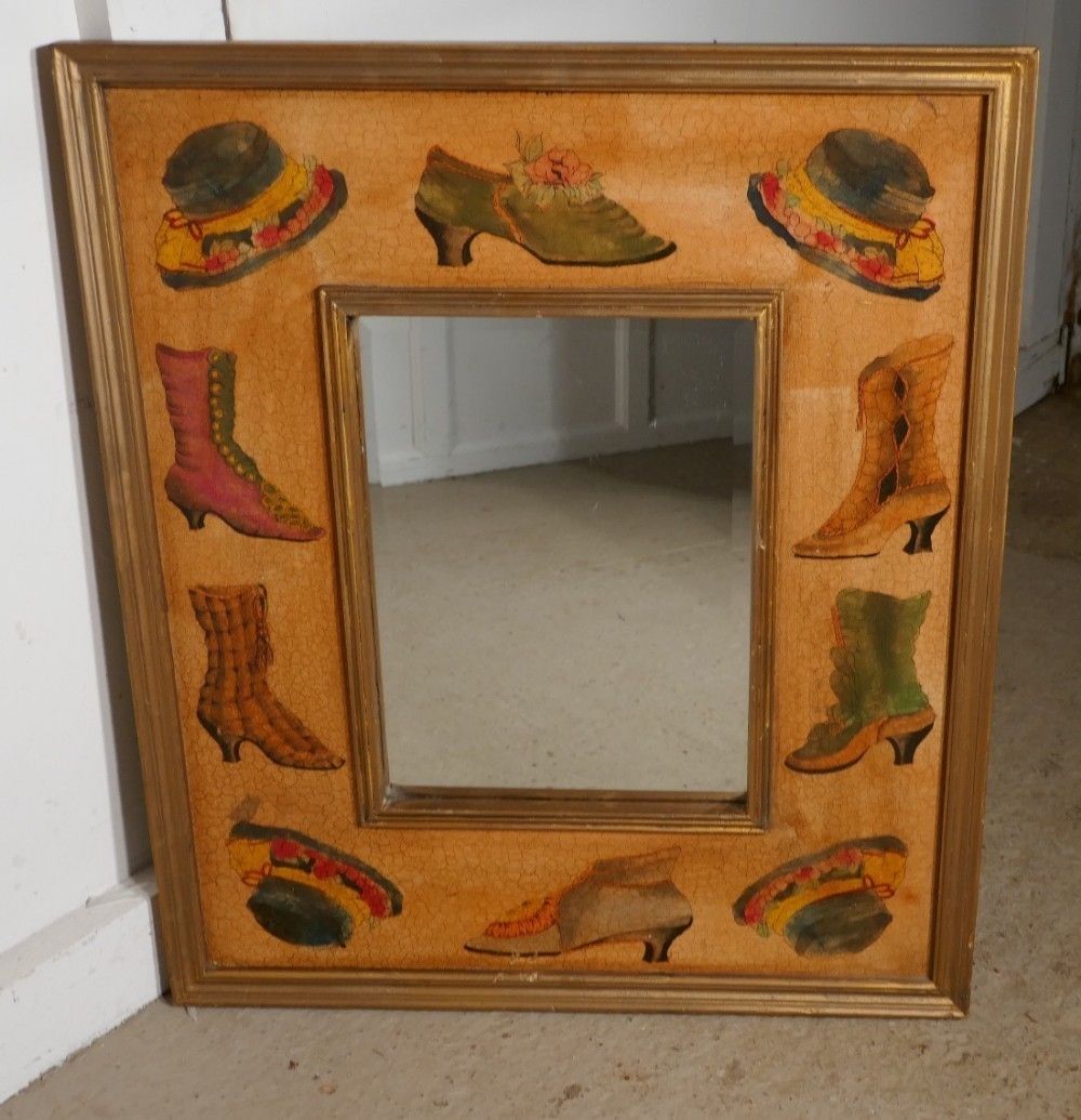 Painted Advertising Wall Mirror